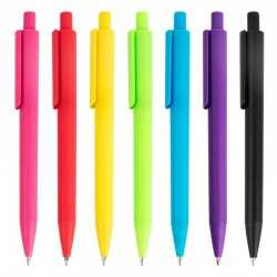 Plastic Promotional Pens  - Tube Frost Plastic Pen