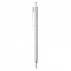 Plastic Promotional Pens  - York White Plastic Pen