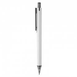 Plastic Promotional Pens  - York White Plastic Pen