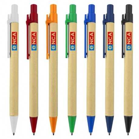 Bamboo & Wood Enviro Pens  - Astor Recycled Cardboard Pen