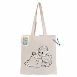 Cotton & Calico Tote Bags  - Colouring Calico Bag No Gusset
