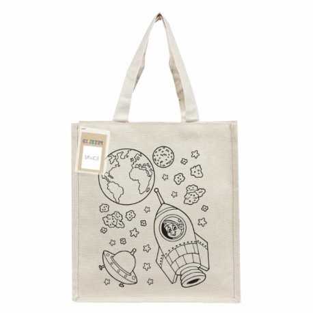 Cotton & Calico Tote Bags  - Colouring Executive Canvas Tote Bag