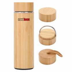 Drink Bottles - Metal  - Burra Bamboo Drink Bottle 450ml