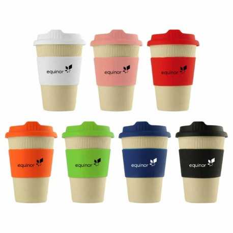 Reusable Coffee Cups - Plastic & Ceramic  - Bamboo Ecco Kuppa 12oz