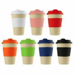 Reusable Coffee Cups - Plastic & Ceramic  - Bamboo Ecco Kuppa 12oz