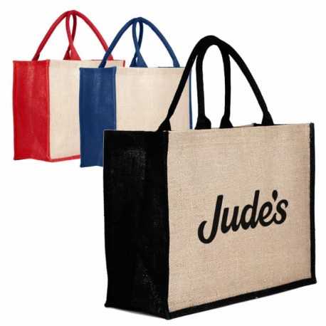 Jute Shopping & Tote Bags  - Jute Bag Coloured