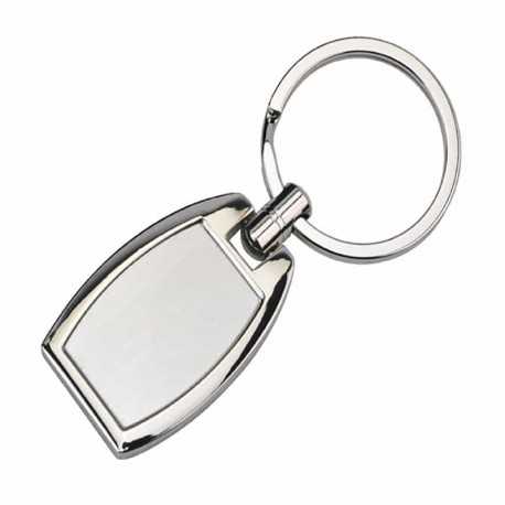 Metal Keyrings  - Le Mans Oval Key Ring