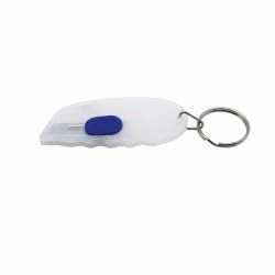 Printed Keyrings - Retractable Mini Cutter Key Ring