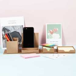 Printed Post It Notes  - Desk Organiser Sticky Note Memo Holder