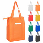 Non Woven Tote Bags - Non Woven Cooler Bag with Top Zip Closure