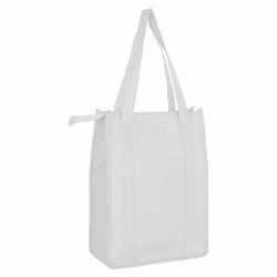 Non Woven Tote Bags  - Non Woven Cooler Bag with Top Zip Closure