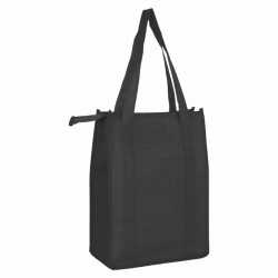 Non Woven Tote Bags  - Non Woven Cooler Bag with Top Zip Closure