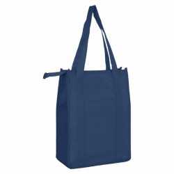 Non Woven Tote Bags  - Non Woven Cooler Bag with Top Zip Closure