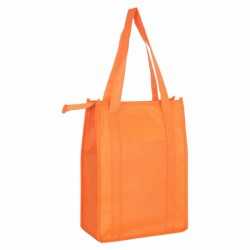 Non Woven Tote Bags  - Non Woven Cooler Bag with Top Zip Closure