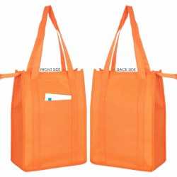Non Woven Tote Bags  - Non Woven Cooler Bag with Top Zip Closure