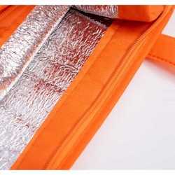 Non Woven Tote Bags  - Non Woven Cooler Bag with Top Zip Closure