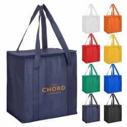 Non Woven Tote Bags  - Non Woven Cooler Bag with Zipped Lid