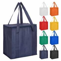 Non Woven Tote Bags  - Non Woven Cooler Bag with Zipped Lid