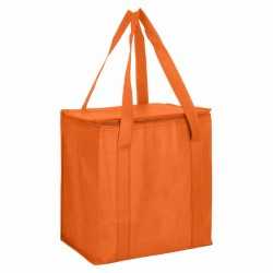 Non Woven Tote Bags  - Non Woven Cooler Bag with Zipped Lid