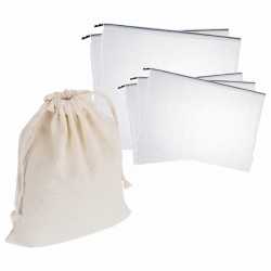 Toiletry Bags  - Nylon Mesh Produce Bag