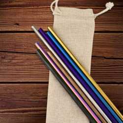 Homeware Products  - Stainless Steel Straw 6MM x 215MM