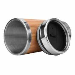 Stainless Steel Mugs  - Jackson Bamboo Mug 350ml