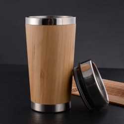 Stainless Steel Mugs  - Jackson Bamboo Mug 350ml