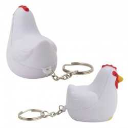 Stress Key Rings  - Stress Rooster Key Ring
