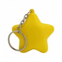 Stress Key Rings  - Stress Star Key Ring