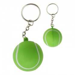 Stress Key Rings  - Stress Tennis Ball Key Ring