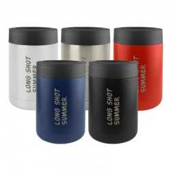 Printed Stubby Holders  - Kovina Stainless Steel Stubby Holder 375ml