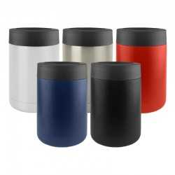 Printed Stubby Holders  - Kovina Stainless Steel Stubby Holder 375ml