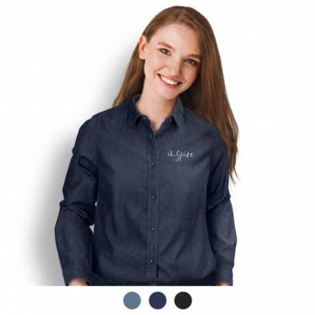 Ladies Corporate Shirts  - TRENDSWEAR Chester Womens Denim Shirt