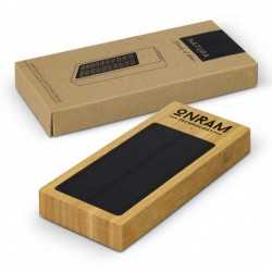Power Banks  - Bamboo Solar Power Bank AUS