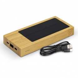 Power Banks  - Bamboo Solar Power Bank AUS