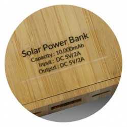 Power Banks  - Bamboo Solar Power Bank AUS