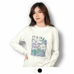 Ladies Promotional T Shirts  - TRENDSWEAR Harlow Womens Long Sleeve Crew