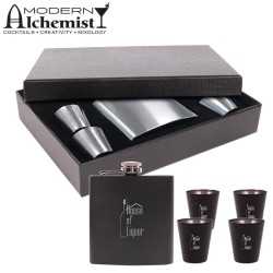 Hip Flasks  - Craignure Flask Gift Set 175ml