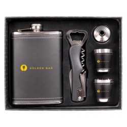 Hip Flasks  - Aberfeldy Flask Gift Set 265ml