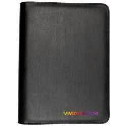 Non Leather Zip Compendiums - Dallas Zippered 3 Ring Compendium