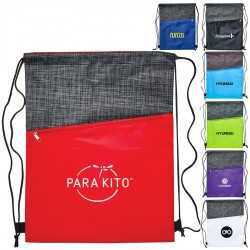 Drawstring Bags & Back Sacks  - Crosshatch Drawstring Bag