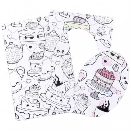 Fridge Magnets  - Colour In 2 in 1 Magnetic Frame Colour Set