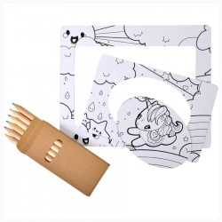 Fridge Magnets  - Colour In 3 in 1 Magnetic Frame Colour Set