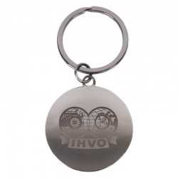 Metal Keyrings  - Axil Round Keychain