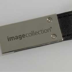Metal Keyrings  - Hudson Leather Keychain