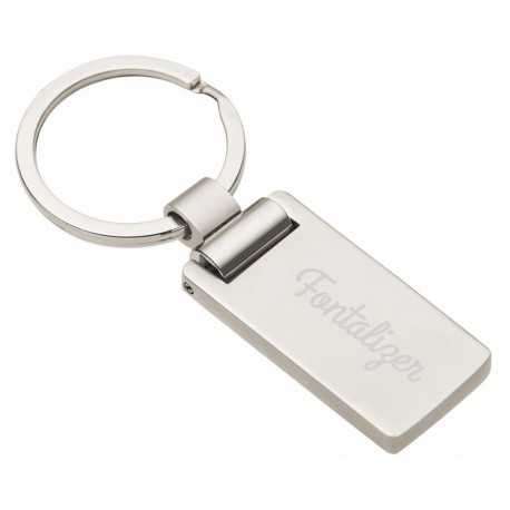 Metal Keyrings  - Euro Silver KeyChain