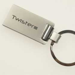 Metal Keyrings  - Euro Silver KeyChain