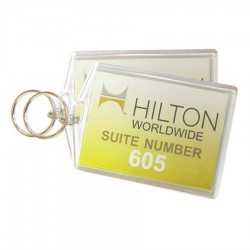 Printed Keyrings  - Hotel Keychain