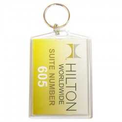 Printed Keyrings  - Hotel Keychain
