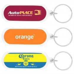 Printed Keyrings  - Oval Acrylic Keychain